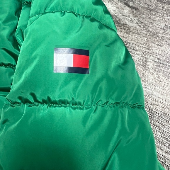 Tommy Hilfiger Women's Quilted Hooded‎ Coat Puffer Pine - Picture 4 of 9